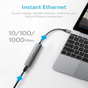 Anker USB C Hub, 5-in-1 Premium USB C Adapter with Ethernet Port - A83310A1 - Image 2