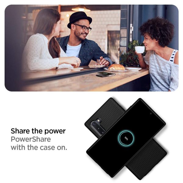 Galaxy Note 10 Case Liquid Air - Matte Black - 628CS27373 - Image 3