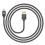 USB Type C Android Charging Cable by Plugin - 4.92 Feet - Black