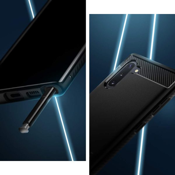 Galaxy Note 10 Case Rugged Armor - Matte Black - 628CS27374 - Image 3