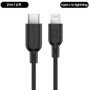 type c to lightning cable extra long 2 meter 6 feet