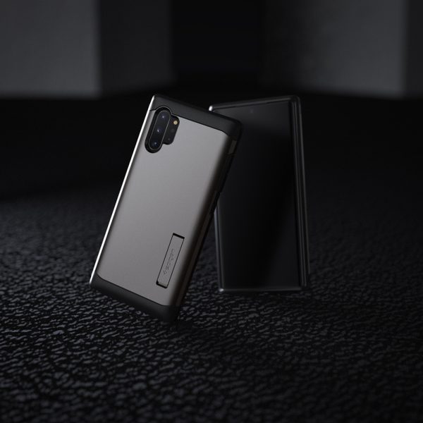 Tough Armor Note 10 Plus by Spigen Matte Black
