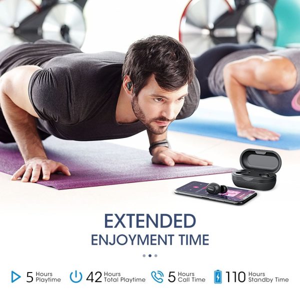 htb1f0zdc8wd3kvjszkp_tvQ52 True Wireless Earphones T5 / M5 Updated Version by MPOW with Qualcomm aptX, CVC 8.0 Noise Cancellation 36 Hour Battery - Image 4