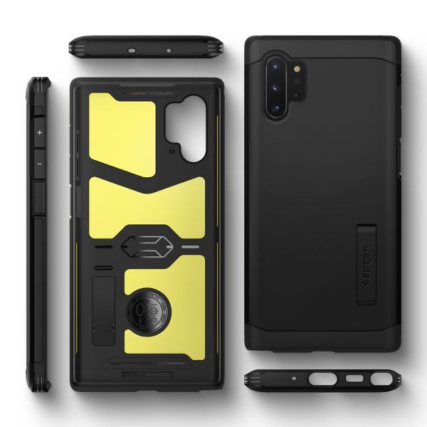 Tough Armor Note 10 Plus by Spigen Matte Black