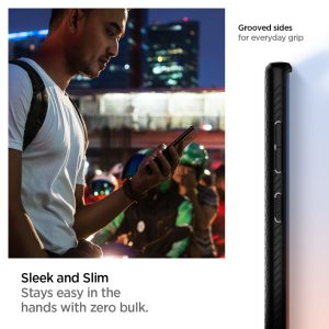 Galaxy Note 10 Plus Case Liquid Air - Matte Black - 627CS27330 - Image 4