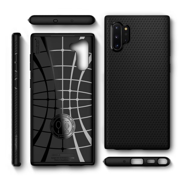 Galaxy Note 10 Plus Case Liquid Air - Matte Black - 627CS27330 - Image 10
