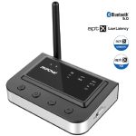 Mpow 3 in 1 No Sync Delay Bluetooth 5.0 Wireless Audio Transmitter Receiver Support APTX APTX-LL APTX HD - MPBH262A