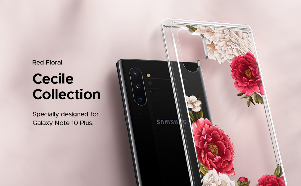 red floral note 10 plus