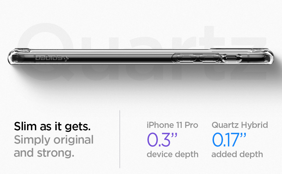 iphone 11 quartz hybrid by spigen