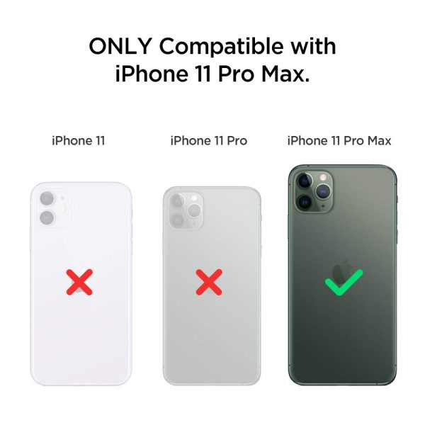 510ecAsJ1iL._SL1000_ iPhone 11 Pro Max Liquid Air Case by Spigen Matte Black 075CS27134 - Image 5