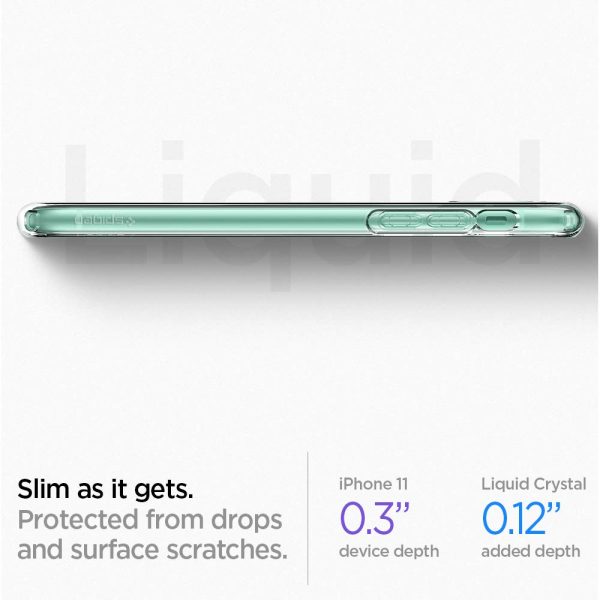 iPhone 11 Liquid Crystal Case by Spigen Crystal Clear 076CS27179 - Image 4