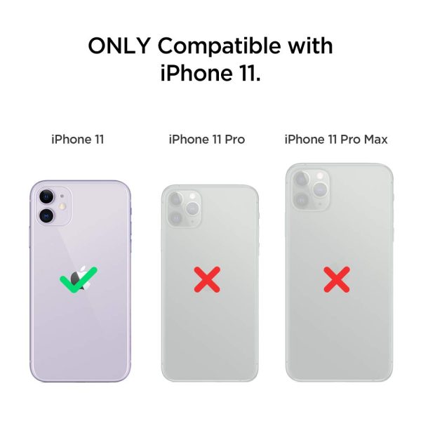 iPhone 11 Liquid Air Case by Spigen Matte Black 076CS27184 - Image 9