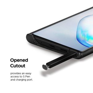 Galaxy Note 10 Plus Leather Case Black - Basic Leather Collection by CYRILL - 627CS27362 - Image 3