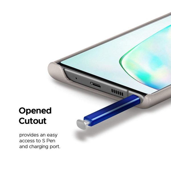 Galaxy Note 10 Plus Leather Case Taupe - Basic Leather Collection by CYRILL - 627CS27363 - Image 2