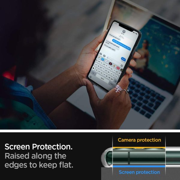 iPhone 11 Pro Max Liquid Crystal Case by Spigen Crystal Clear 075CS27129 - Image 8