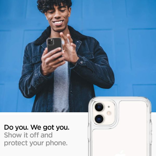 iPhone 11 Quartz Hybrid Case by Spigen Crystal Clear 076CS27187 - Image 8