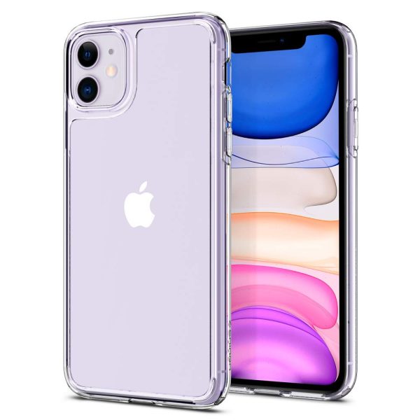 quartz hybrid iphone 11 crystal clear glass back case iphone 11