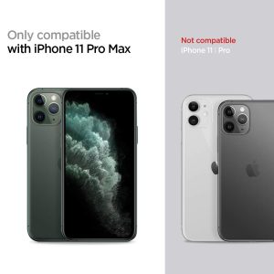 iPhone 11 Pro Max Ultra Hybrid Case by Spigen Matte Black 075CS27136 - Image 6