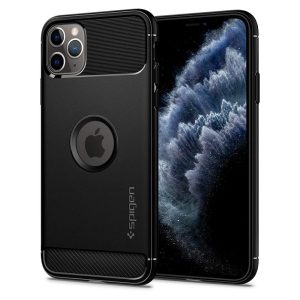 iphone 11 pro max rugged armor case by spigen