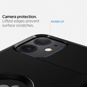 iPhone 11 Rugged Armor Case by Spigen Matte Black 076CS27183 - Image 5