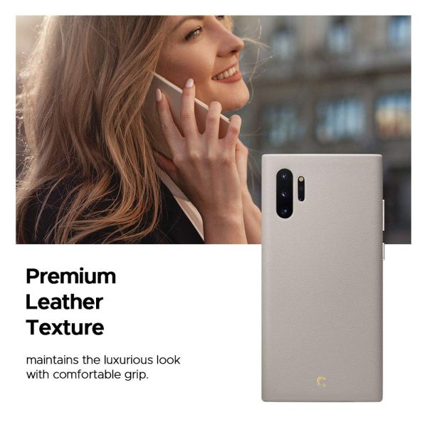 Galaxy Note 10 Plus Leather Case Taupe - Basic Leather Collection by CYRILL - 627CS27363 - Image 5