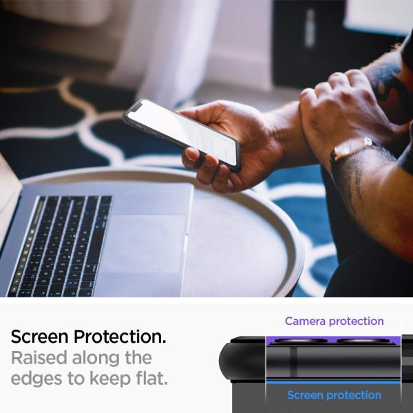 iPhone 11 Rugged Armor Case by Spigen Matte Black 076CS27183 - Image 7