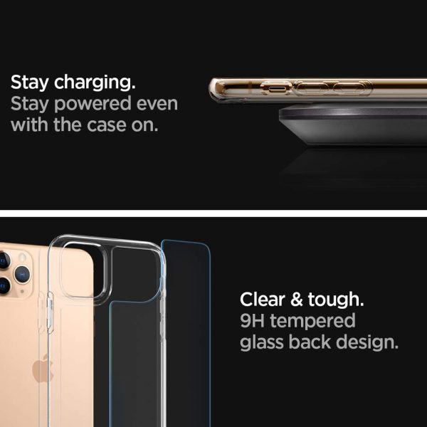 iPhone 11 Pro Max Quartz Hybrid Case by Spigen Crystal Clear 075CS27425 - Image 5