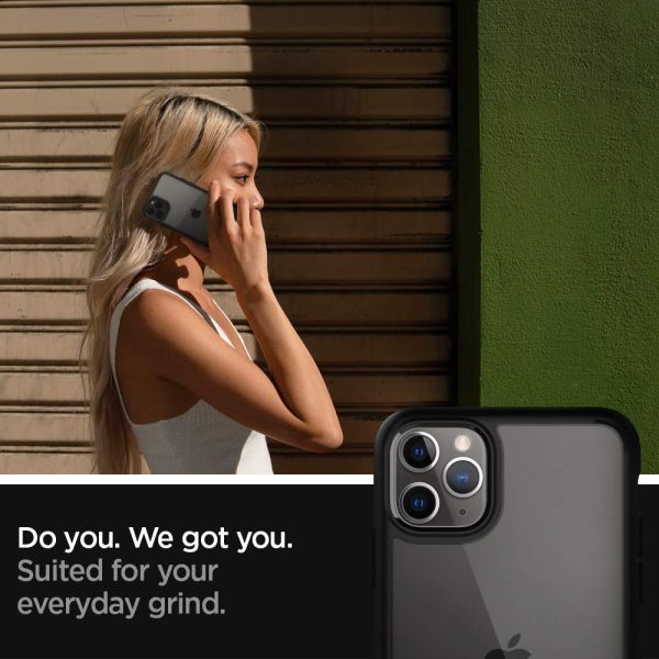 iPhone 11 Pro Max Ultra Hybrid Case by Spigen Matte Black 075CS27136 - Image 9
