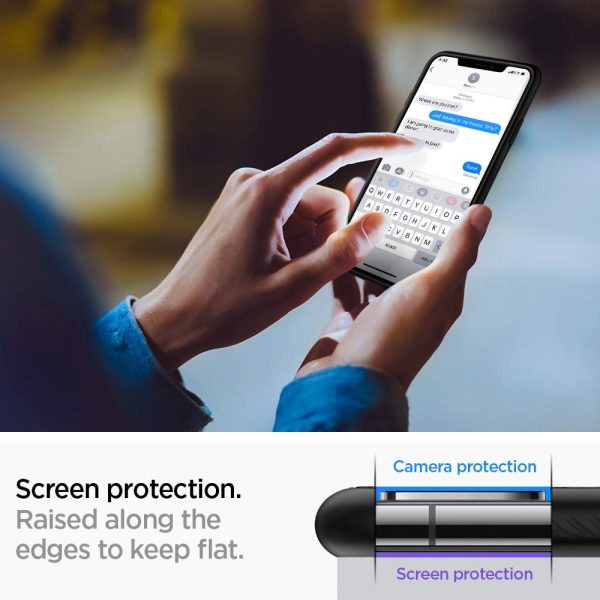 iPhone 11 Liquid Air Case by Spigen Matte Black 076CS27184 - Image 4