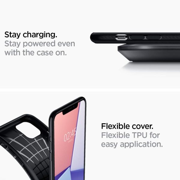 61Tv+Vn+BQL._SL1000_ iPhone 11 Pro Max Liquid Air Case by Spigen Matte Black 075CS27134 - Image 3