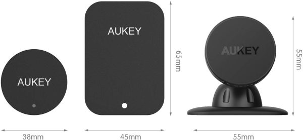 AUKEY Dashboard Magnetic Car Mount - Black - HD-C13 - Image 7