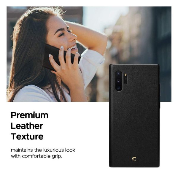 Galaxy Note 10 Plus Leather Case Black - Basic Leather Collection by CYRILL - 627CS27362 - Image 4