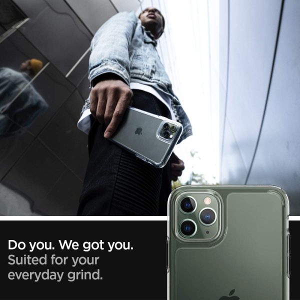 iPhone 11 Pro Max Quartz Hybrid Case by Spigen Crystal Clear 075CS27425 - Image 4