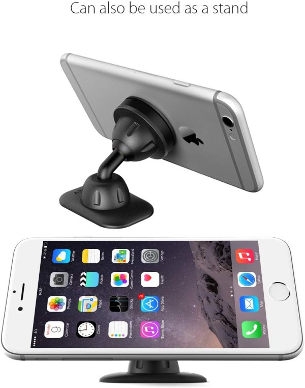 AUKEY Dashboard Magnetic Car Mount - Black - HD-C13 - Image 5