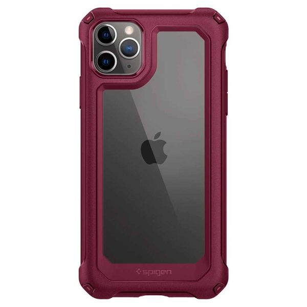 iphone 11 pro max gauntlet spigen iron red case