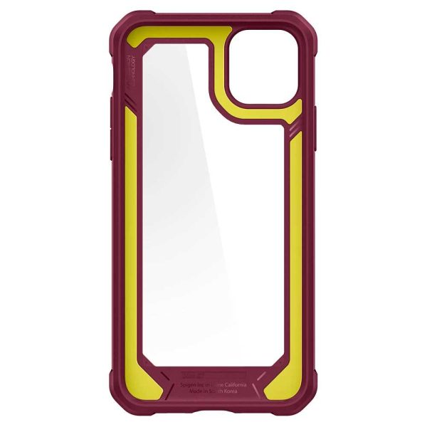 iPhone 11 Pro Max Gauntlet Super Tough Case by Spigen Iron Red 075CS27498 - Image 4