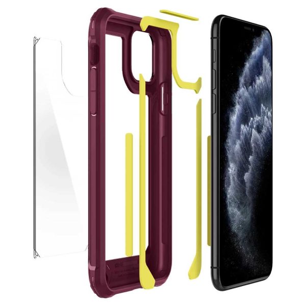 iPhone 11 Pro Max Gauntlet Super Tough Case by Spigen Iron Red 075CS27498 - Image 5