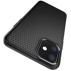 iPhone 11 Liquid Air Case by Spigen Matte Black 076CS27184
