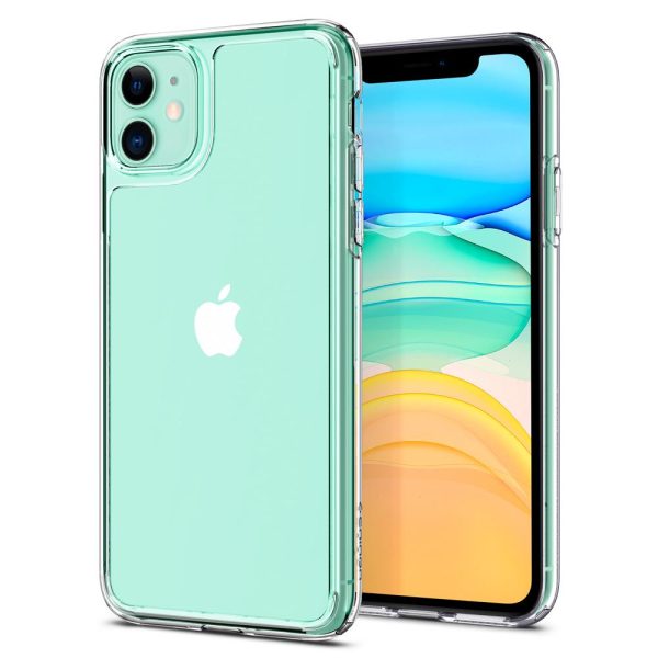 iPhone 11 Quartz Hybrid Case by Spigen Crystal Clear 076CS27187 - Image 14