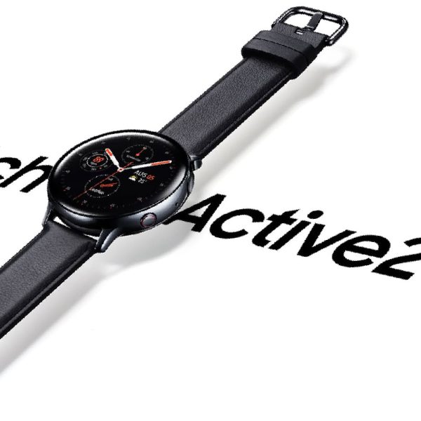 Galaxy Watch Active 2 Smartwatch 44 mm LTE / Bluetooth Model by Samsung - Stainless Steel Black - Image 1