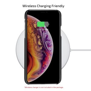iPhone XS Aramid MagEZ Case by PITAKA - Black / Grey Plain - Image 3