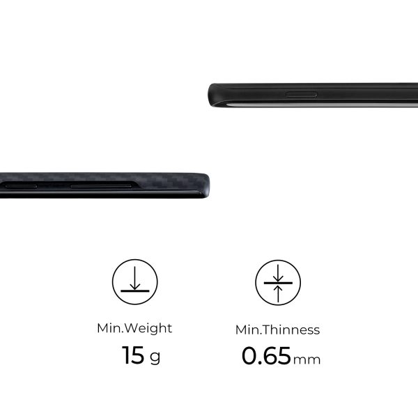 Galaxy Note 10 Aramid MagEZ Case by PITAKA - Black / Grey Twill - Image 3