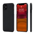 iPhone 11 Aramid MagEZ Case by PITAKA - Black / Grey Twill