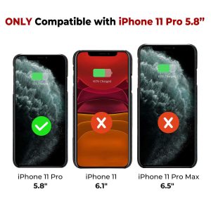 iPhone 11 Pro Aramid MagEZ Case by PITAKA - Black / Grey Twill - Image 3