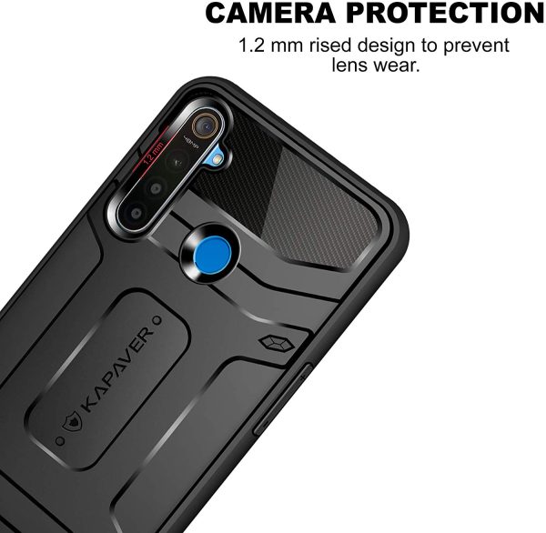 71HlFVr8a5L._AC_SL1500_ Realme 5 Pro Rugged Case by KAPAVER - Image 3