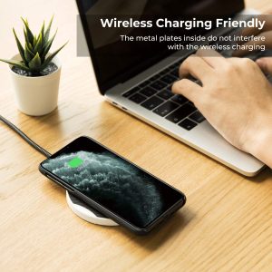 iPhone 11 Pro Aramid MagEZ Case by PITAKA - Black / Grey Twill - Image 6