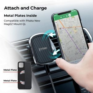 iPhone 11 Pro Aramid MagEZ Case by PITAKA - Black / Grey Twill - Image 4