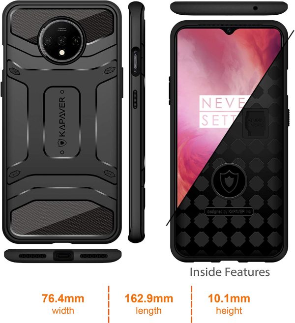 81HSI8wer-L._AC_SL1500_ OnePlus 7T Rugged Case by KAPAVER - Image 7