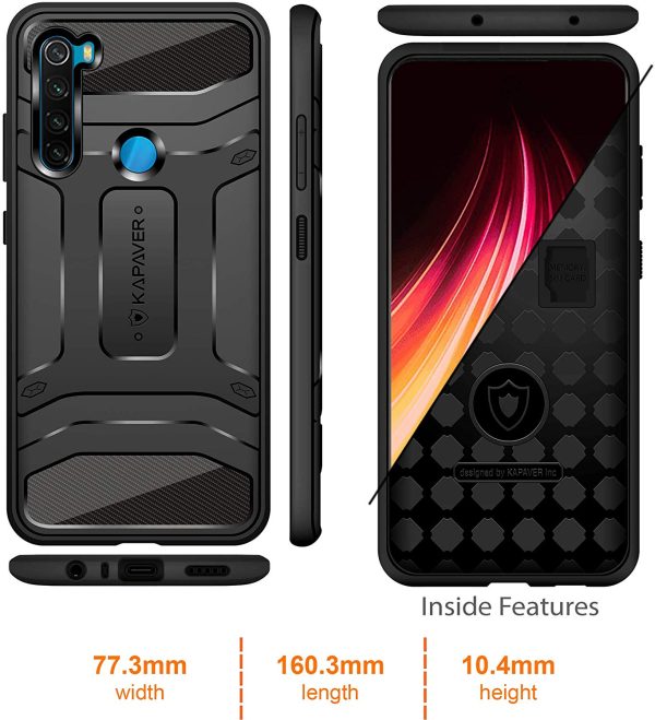 81vgxgbzcUL._AC_SL1500_ Redmi Note 8 Rugged Case by KAPAVER - Image 5