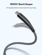 Type C to Type C Cable by RavPower for Fast Wired Charging - 3 Feet - 1 meter - Black - RP-CB047 - Image 4